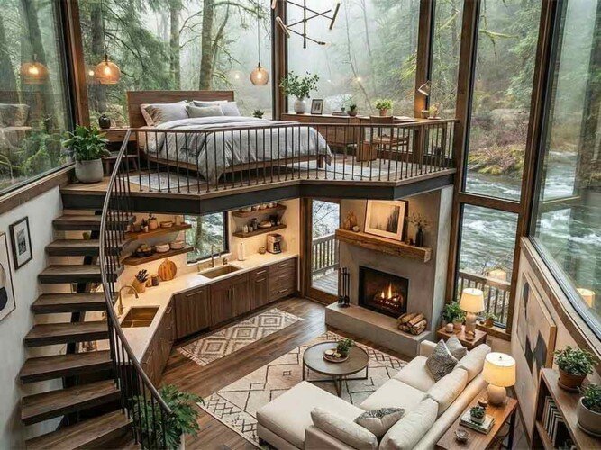 50+ Cozy 2-Storey Wooden House Interiors | Cinematic Architecture (18 Minutes)